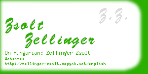 zsolt zellinger business card